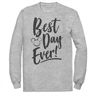 Disney's Big & Tall Disney Park Best Day Ever Long Sleeve