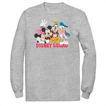 Disney's Mickey Mouse And Friends Big & Tall Disney Squad Long Sleeve Graphic Tee