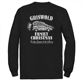 Big & Tall National Lampoon's Christmas Vacation 'Tis The Season Car Long Sleeve Tee