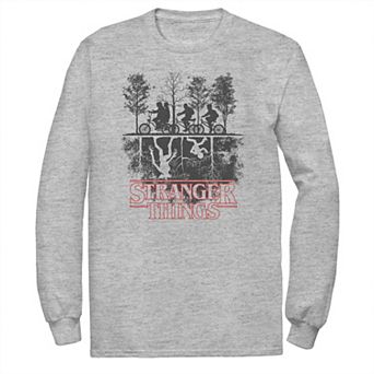 Big & Tall Stranger Things The Upside Down Long Sleeve Tee