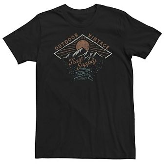 Big & Tall Lake & Mountains Graphic Tee
