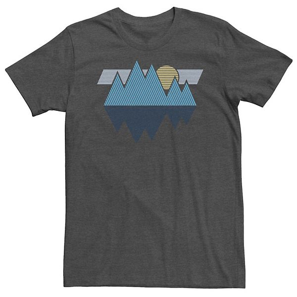 Big & Tall Sun & Mountains Graphic Tee