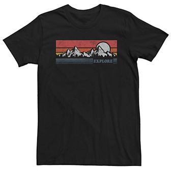 Big & Tall Explore & Colors Graphic Tee