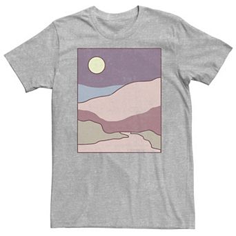Big & Tall Minimal Landscape Graphic Tee