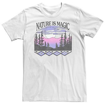 Big & Tall Nature Is Magic Graphic Tee