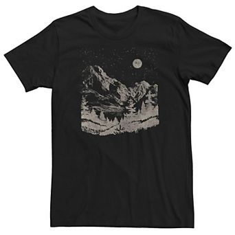 Big & Tall Trendy Nighttime Graphic Tee