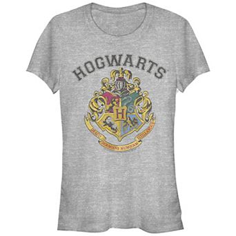 Juniors' Harry Potter Vintage Logo Fitted Graphic Tee