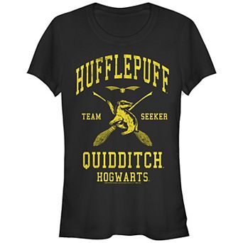 Juniors' Harry Potter Hufflepuff Quidditch Team Seeker Fitted Graphic Tee