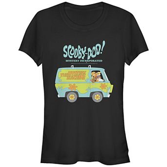 Juniors' Scooby-Doo Mystery Incorporated Mystery Machine Fitted Graphic Tee