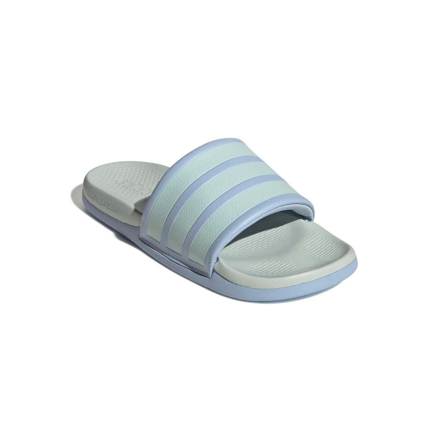 Adidas Light Gray Slide Sandals adidas Adilette Comfort Slides Mens Sandals Grey ID3404  main image 3