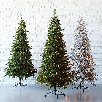 National Tree Company 7-Ft Feel-Real® Pacific Mixed Pine 350-Light Artificial Christmas Tree