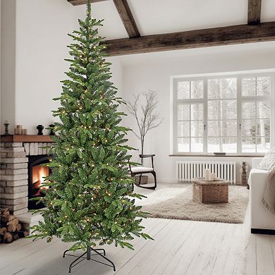 National Tree Company 7-Ft Feel-Real® Pacific Mixed Pine 350-Light Artificial Christmas Tree
