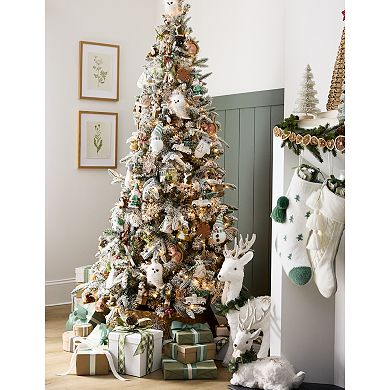 National Tree Company 7-ft. 350-Light Pacific Mixed Pine Flocked Artificial Christmas Tree