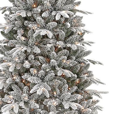 National Tree Company 7-ft. 350-Light Pacific Mixed Pine Flocked Artificial Christmas Tree