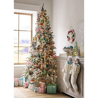 National Tree Company 7-ft. 350-Light Pacific Mixed Pine Flocked Artificial Christmas Tree