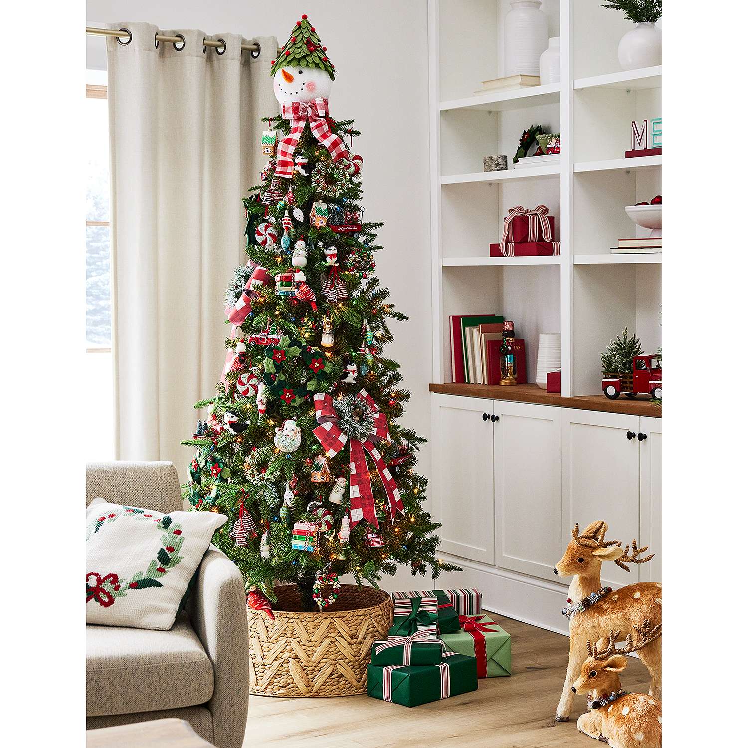 National Tree Company 7-ft. 350-Multi Color Light Pacific Pine Artificial Christmas Tree
