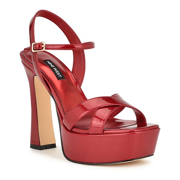 Nine West Iriv Block Heel Platform Dress Sandals