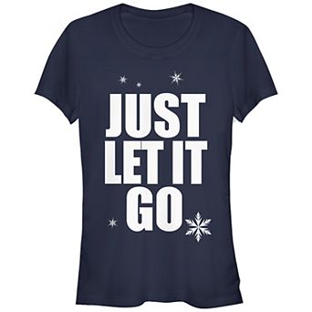 Disney's Wreck-It Ralph 2 Juniors' Just Let It Go Fitted Graphic Tee