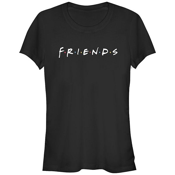 Juniors' Friends Classic Logo Fitted Graphic Tee