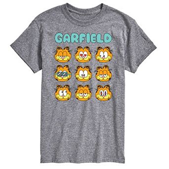 Big & Tall Garfield Grid Graphic Tee