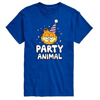 Big & Tall Garfield Party Animal Graphic Tee