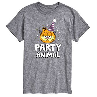 Big & Tall Garfield Party Animal Graphic Tee