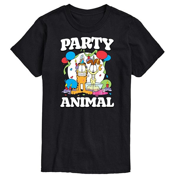 Big & Tall Garfield Party Animal Graphic Tee