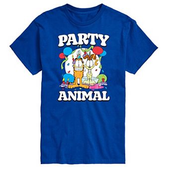 Big & Tall Garfield Party Animal Graphic Tee