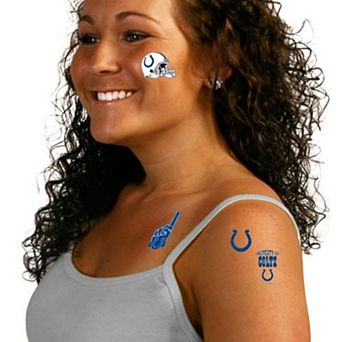 Indianapolis Colts Temporary Tattoo Sheet