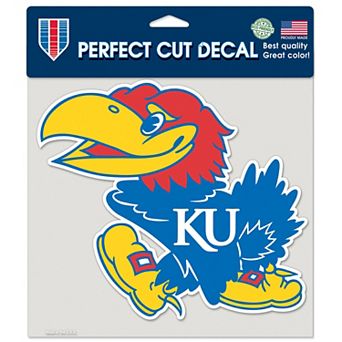 Kansas Jayhawks 8'' x 8'' Color Die-Cut Decal