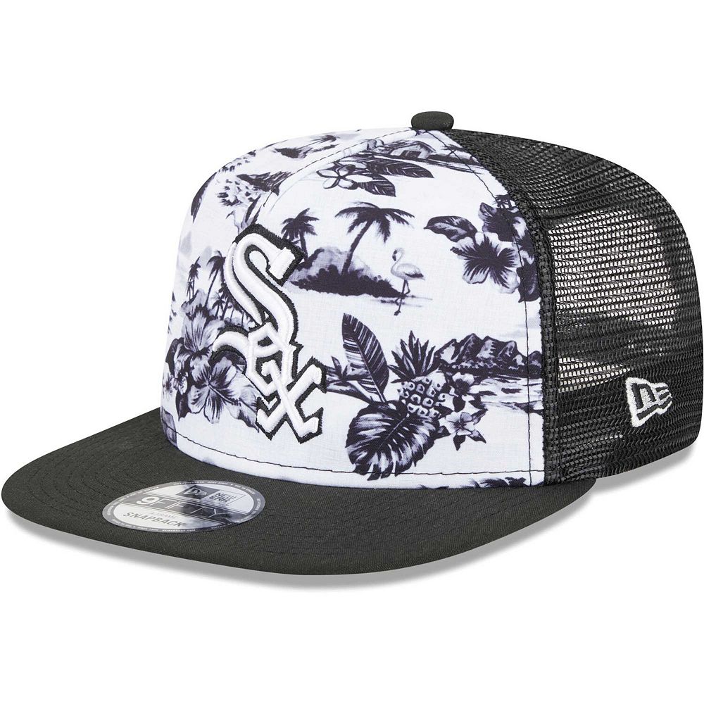 Men's New Era White/Black Chicago White Sox Vacay 2.0 A-Frame