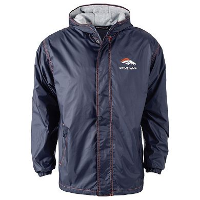 Men's Dunbrooke Navy Denver Broncos Big & Tall Legacy Stadium Full-Zip Jacket