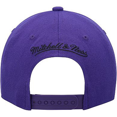 Men's Mitchell & Ness Purple/Black Sacramento Kings MVP Team Two-Tone 2.0 Stretch-Snapback Hat