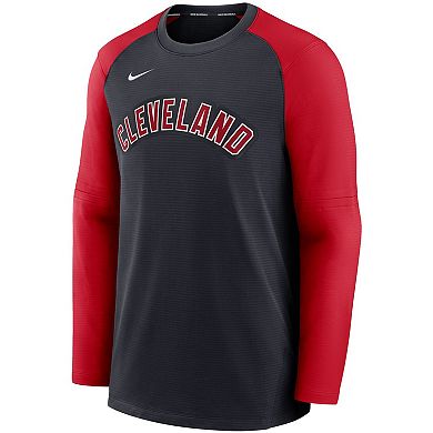 Men's Nike Navy/Red Cleveland Indians Authentic Collection Pregame ...