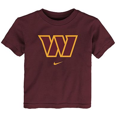 Toddler Nike Burgundy Washington Commanders Team Logo T-Shirt