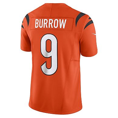 Men's Nike Joe Burrow Orange Cincinnati Bengals Vapor F.U.S.E. Limited Alternate 1 Jersey