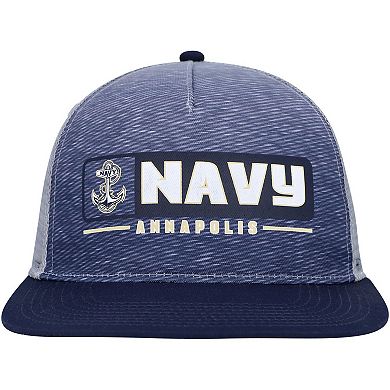 Men's Colosseum Navy/Gray Navy Midshipmen Snapback Hat