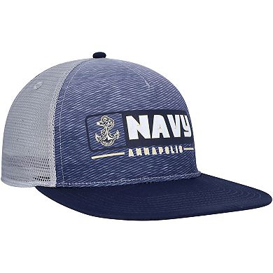 Men's Colosseum  Navy/Gray Navy Midshipmen Snapback Hat