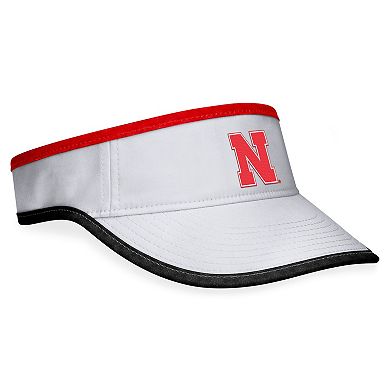 Men's Top of the World White Nebraska Huskers Daybreak Adjustable Visor