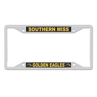 WinCraft Southern Miss Golden Eagles Chrome Color License Plate Frame