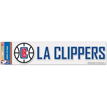 "WinCraft LA Clippers 4"" x 17"" Perfect Cut Decal"