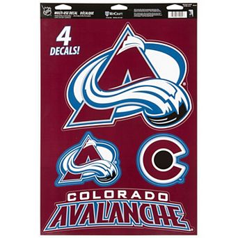 "WinCraft Colorado Avalanche 11"" x 17"" Team Multi-Use Decal Sheet"