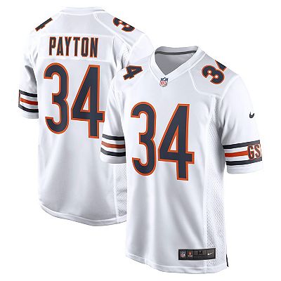 Men s Nike Walter Payton White Chicago Bears Retired Player Away Game Jersey