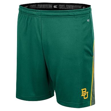 Men's Colosseum Green Baylor Bears Laws of Physics Shorts