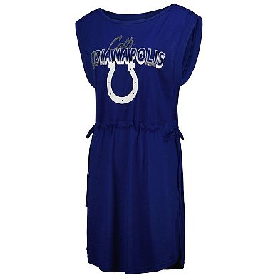 Women's G-III 4Her by Carl Banks Royal Indianapolis Colts G.O.A.T. Swimsuit Cover-Up