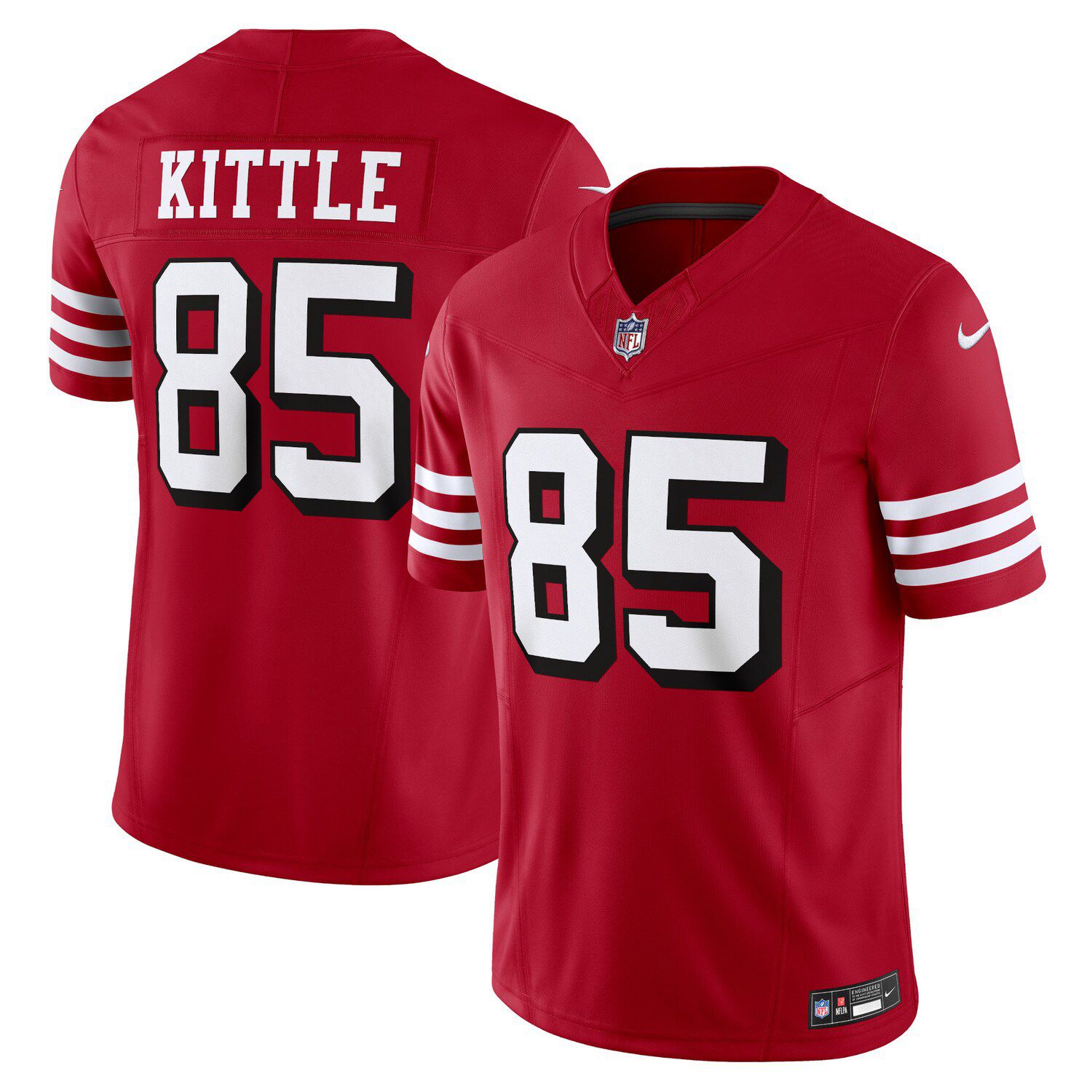 Men's Nike George Kittle Brown San Francisco 49ers 2023 Salute to Service Limited Jersey Size: Medium