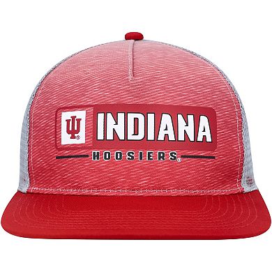 Men's Colosseum Crimson/Gray Indiana Hoosiers Snapback Hat