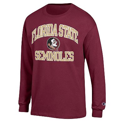 Men's Champion Garnet Florida State Seminoles High Motor Long Sleeve T-Shirt