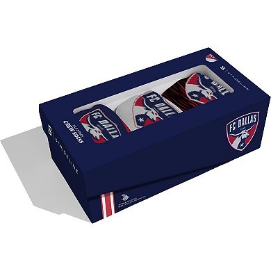 Men's Strideline FC Dallas Premium 3-Pack Knit Crew Socks Set