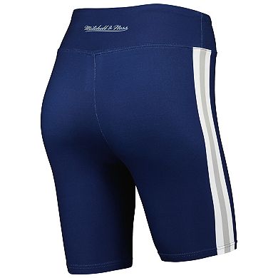 Women's Mitchell & Ness Navy New York Yankees Biker Shorts